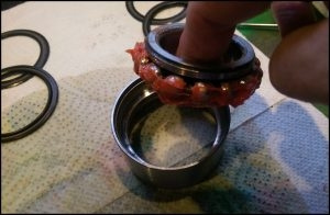 Repacking an SKF Wheel bearing with High Temperature Grease